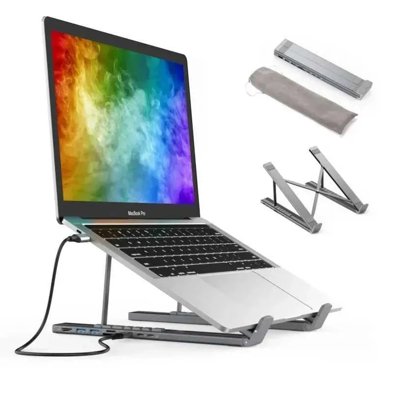 7-in-1 Laptop Stand with Docking Station