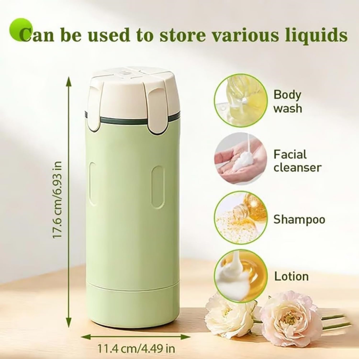 4-in-1 Travel Dispenser Bottle