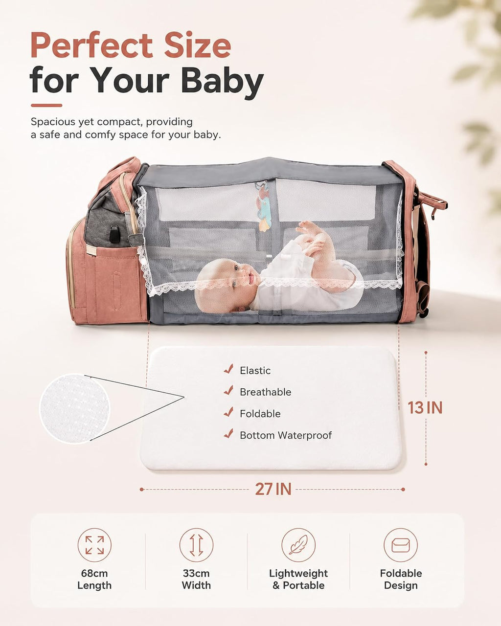 Baby Travel Bag Crib