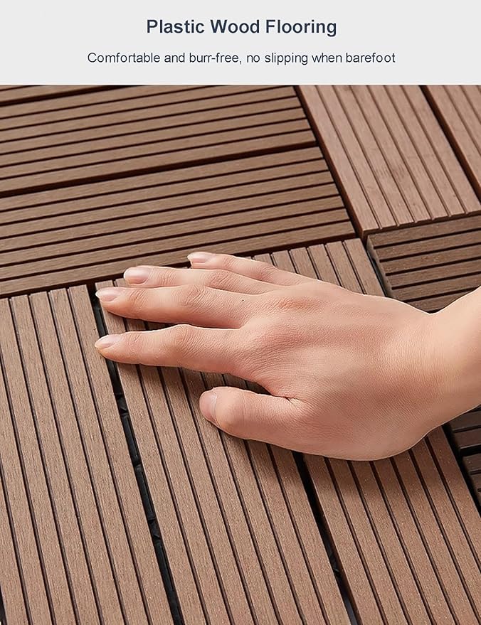 DIY Non-Slip Plastic Tiles