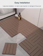 DIY Non-Slip Plastic Tiles