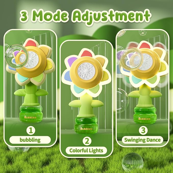Flower Bubble Machine