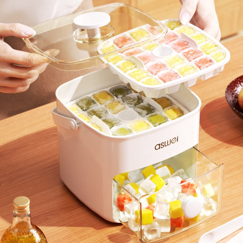 Press Type Ice Cube Molder